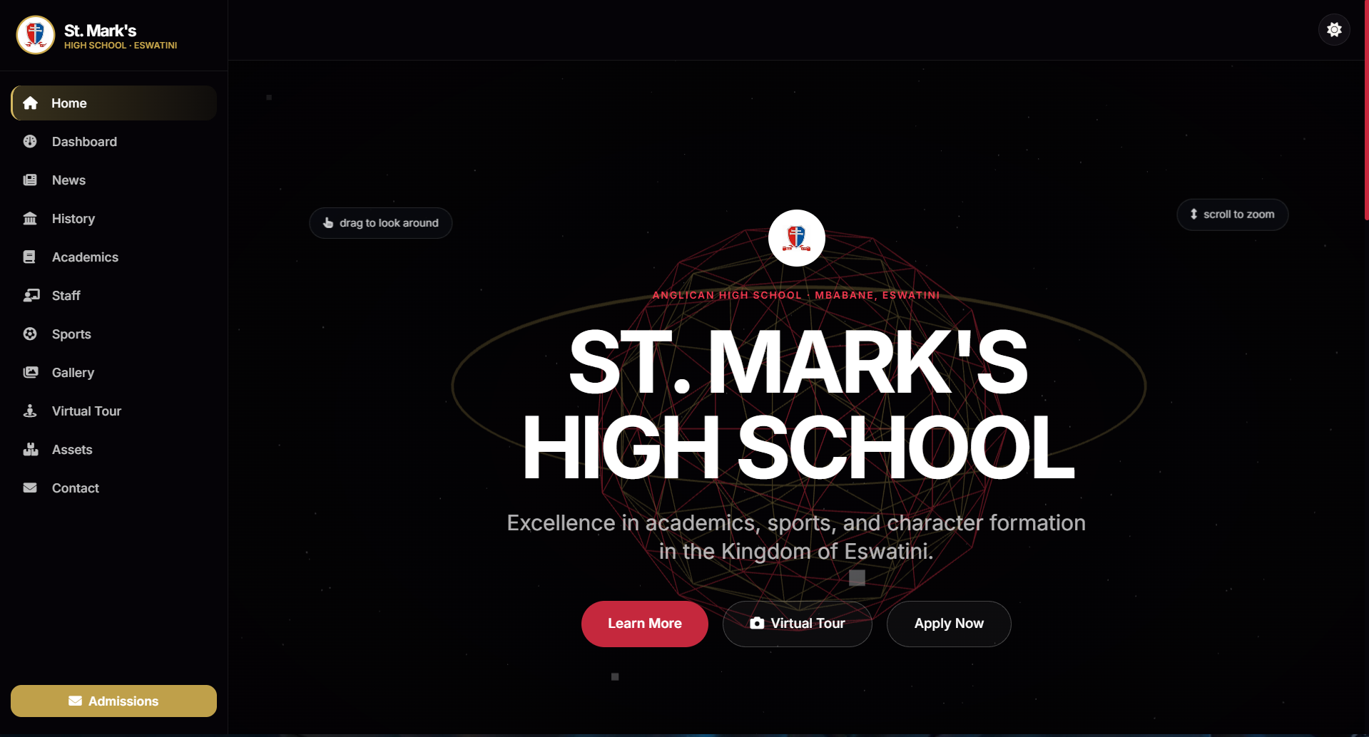 St. Mark's High School public website
